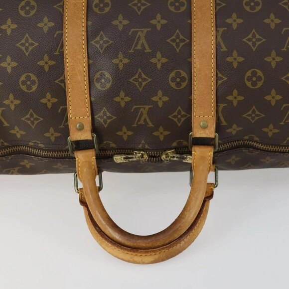 LOUIS VUITTON Monogram Keepall 55 Boston Bag M41424 LV Auth ep12372 - Picture 8 of 16